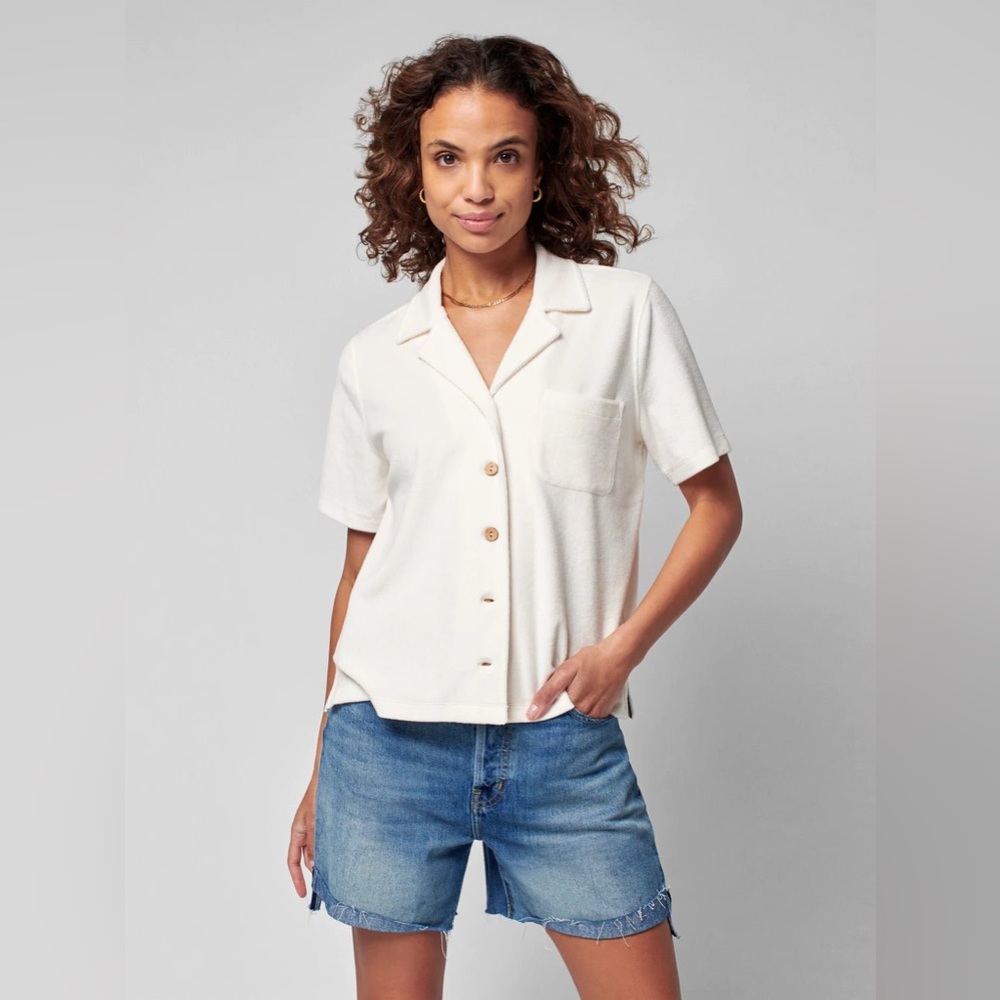 Faherty Terry Cloth Top